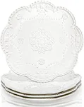 white pottery plates